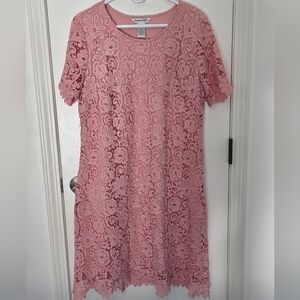 Drapers&Damons Lace Overlay Dress~ LARGE